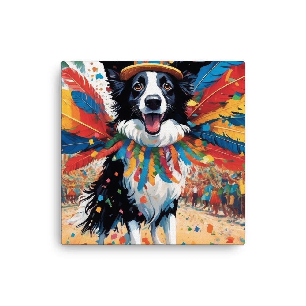PugMug Custom Border Collie Canvas