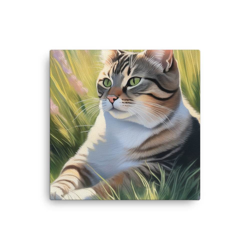 PugMug Custom Tabby Companion Cat Canvas
