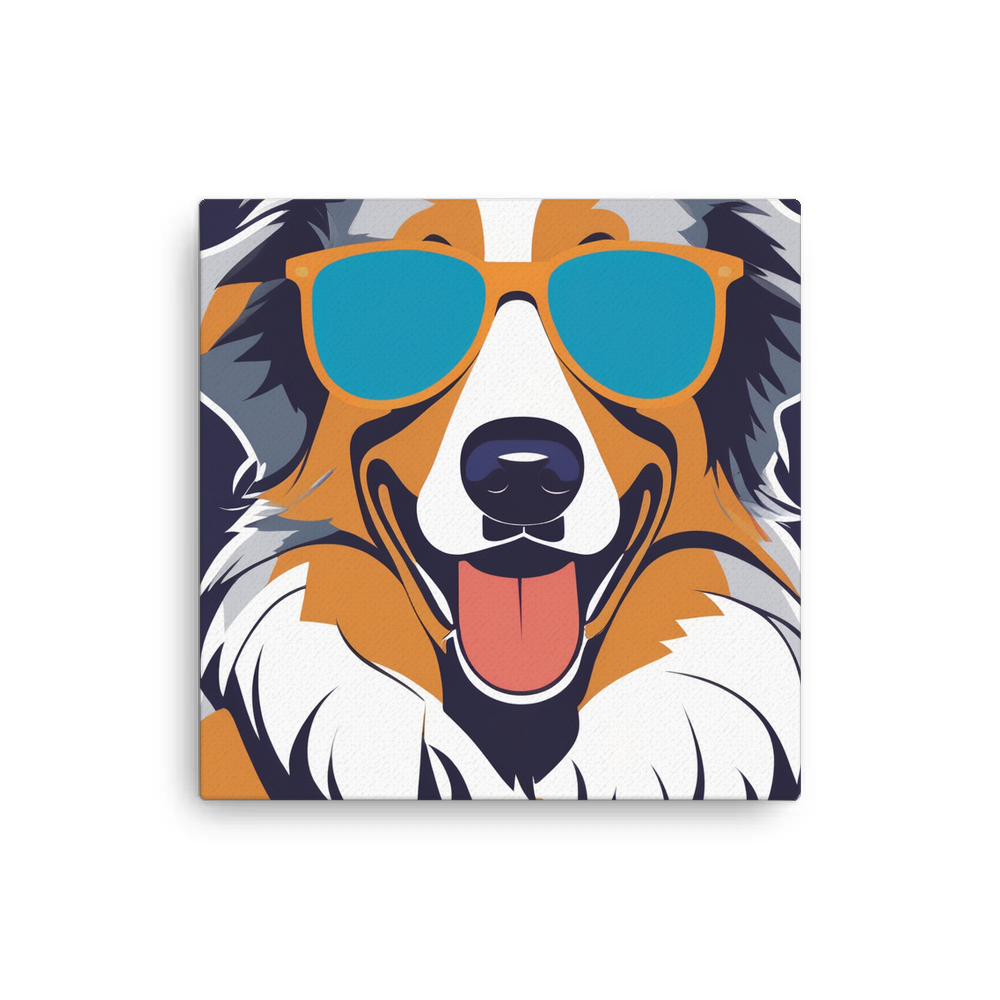 PugMug Custom Australian Shepherd Dog Canvas