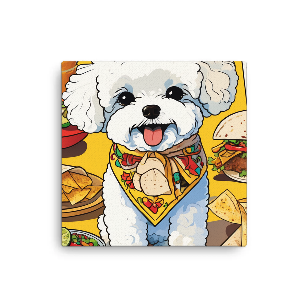 PugMug Custom Bichons Frise Canvas