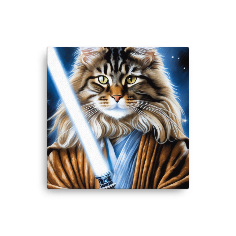 PugMug Custom Tabby Maine Coon Cat Canvas