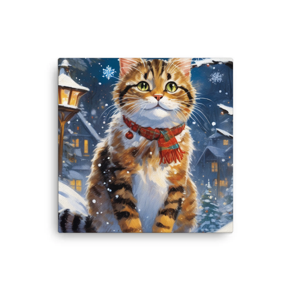 PugMug Custom Tabby Companion Cat Canvas