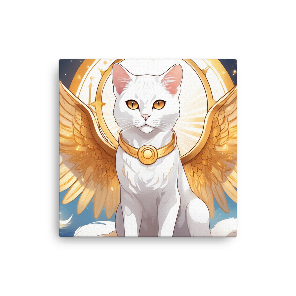 PugMug Custom White Exotic Cat Canvas