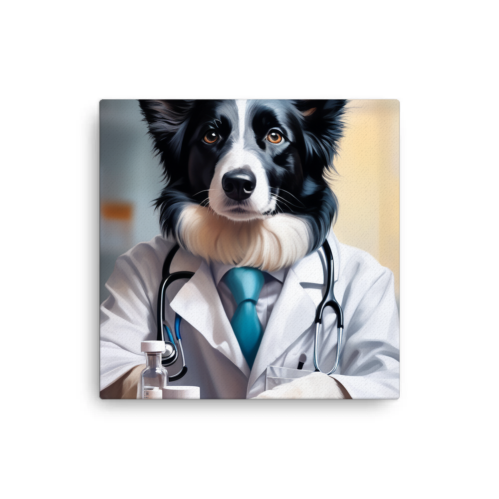 PugMug Custom Border Collie Canvas