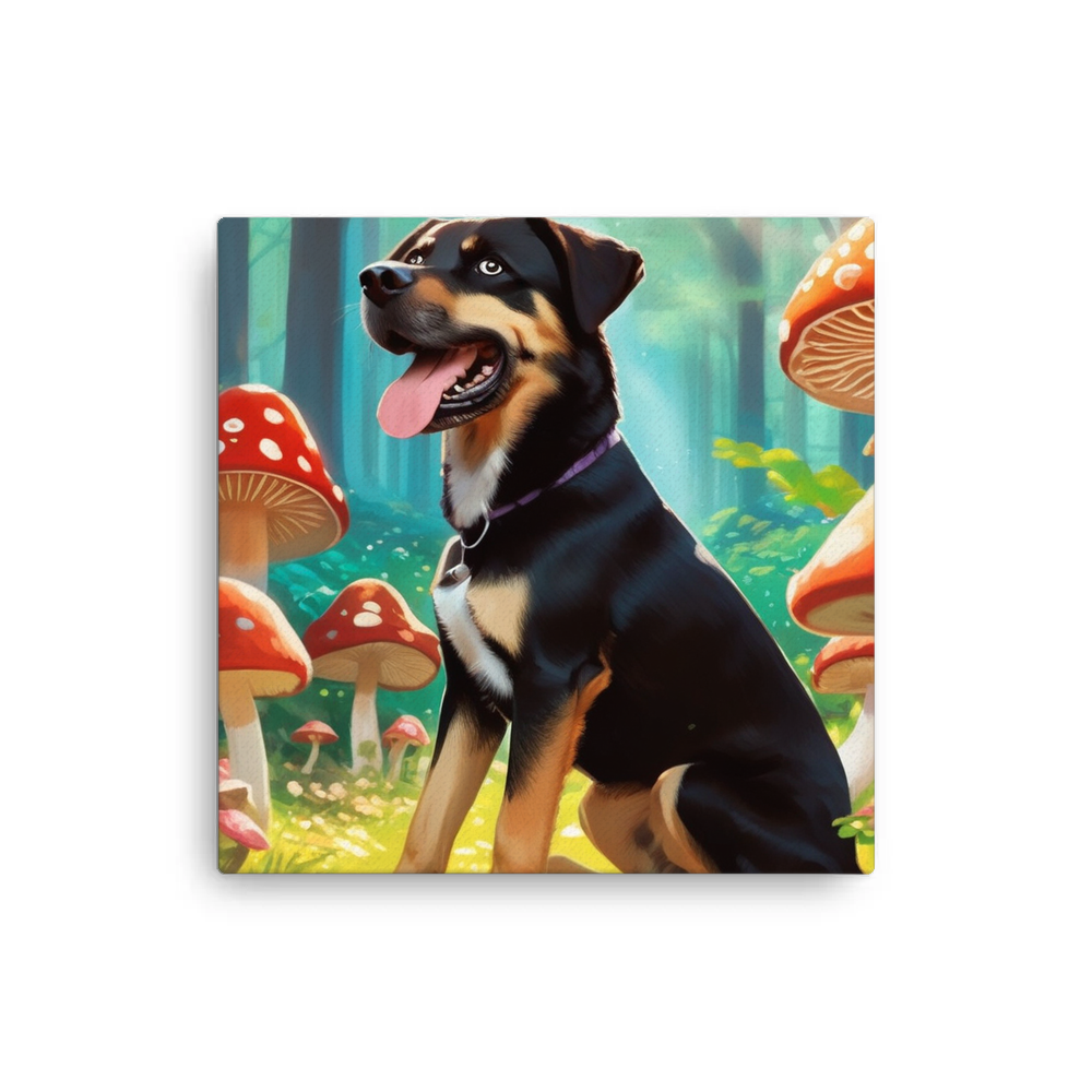 PugMug Custom Blue Canvas