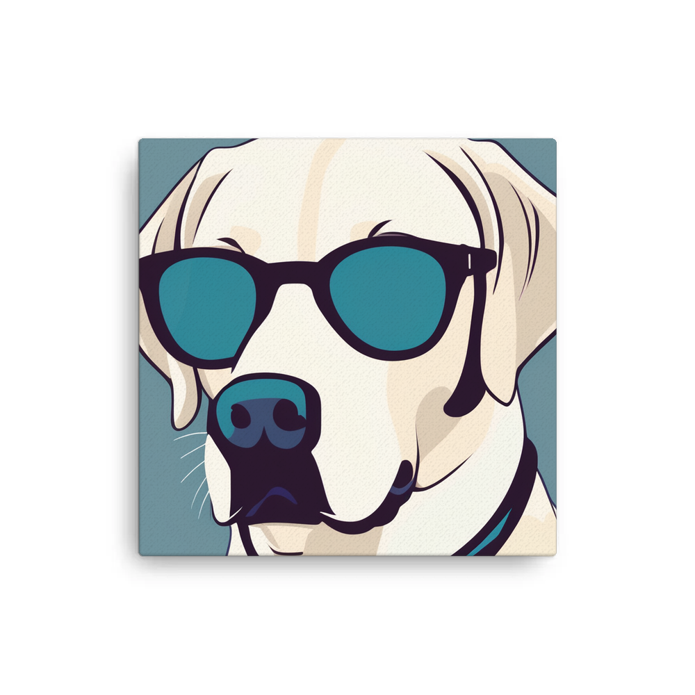 PugMug Custom White Labrador Retriever Canvas