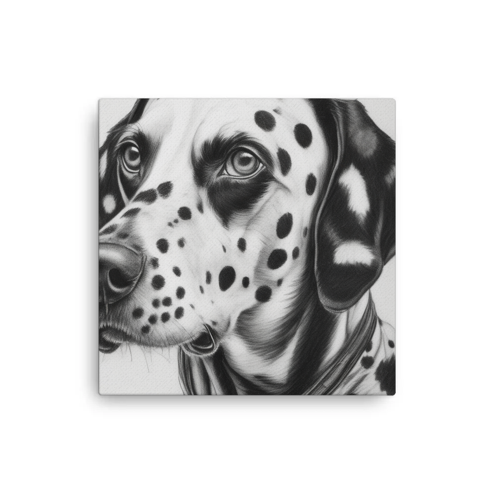 PugMug Custom Dalmatian Canvas