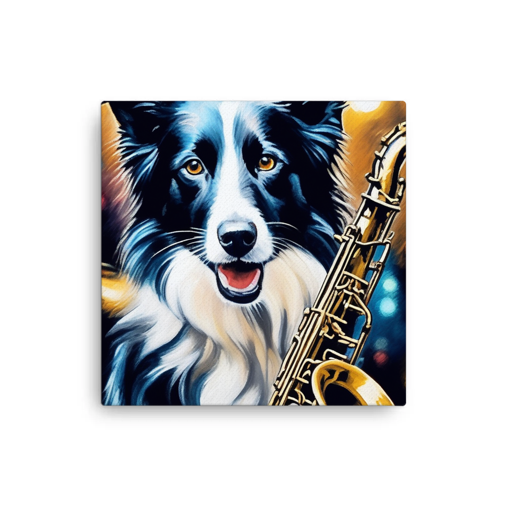 PugMug Custom Border Collie Canvas