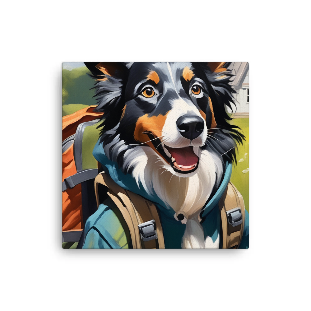 PugMug Custom Border Collie Canvas