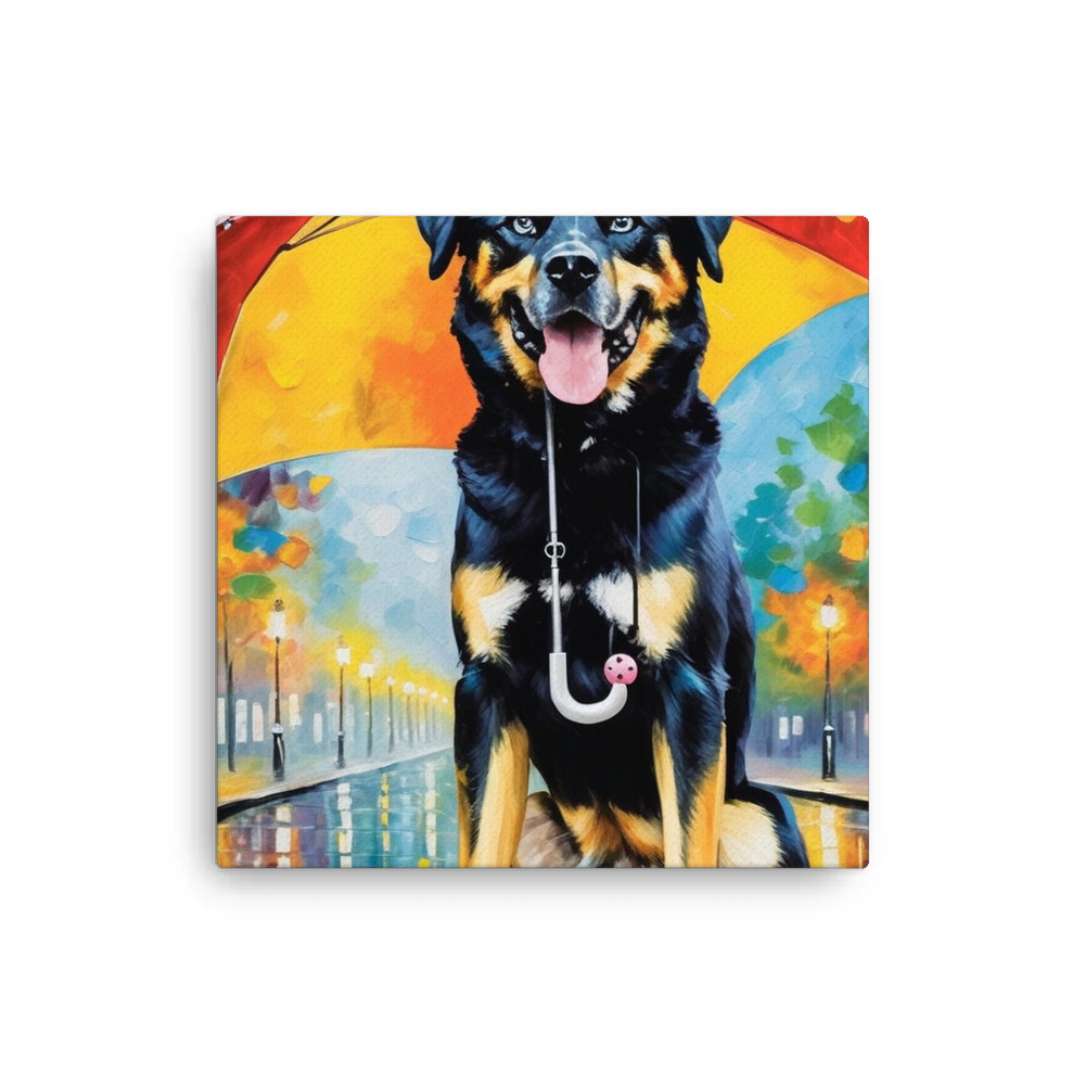 PugMug Custom Blue Canvas