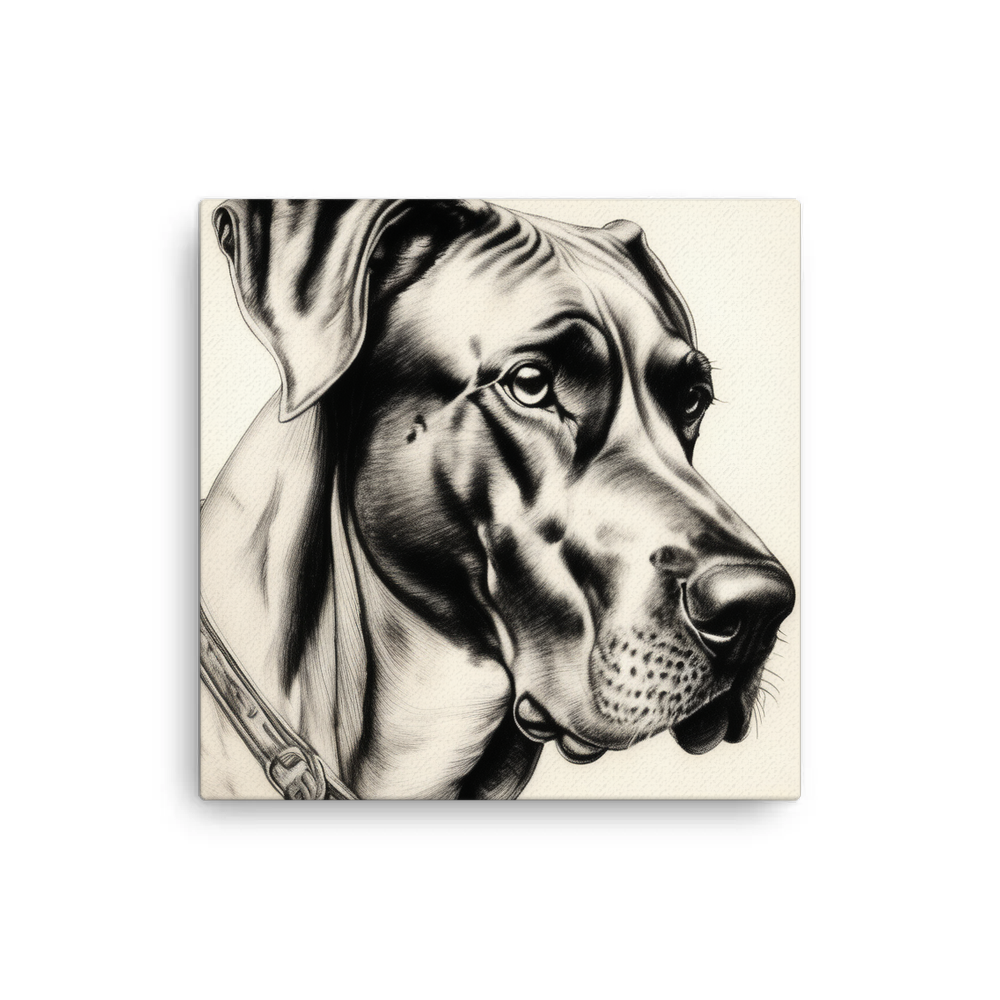 PugMug Custom Great Dane Canvas