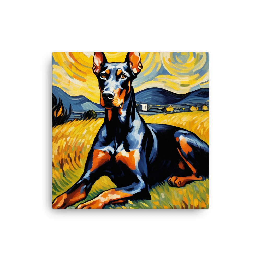 PugMug Custom Doberman Pinscher Canvas