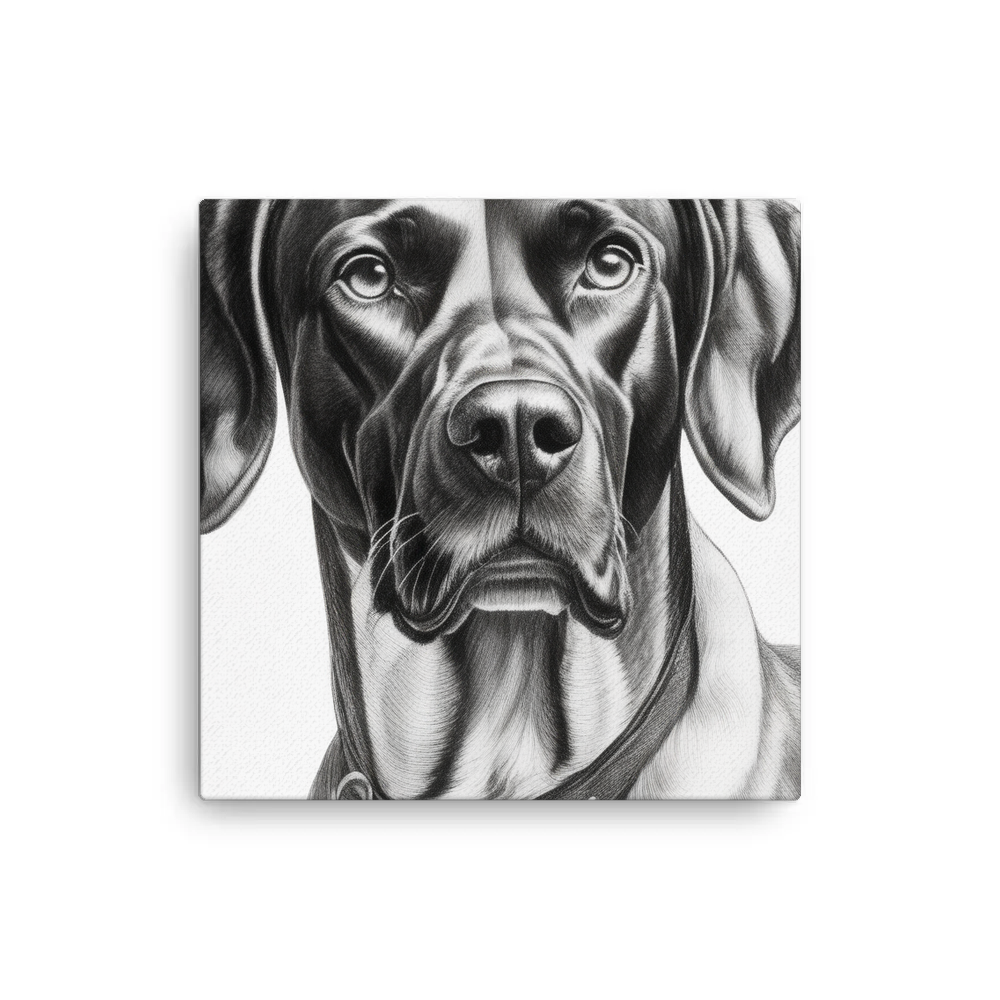PugMug Custom Pointer Dog Canvas