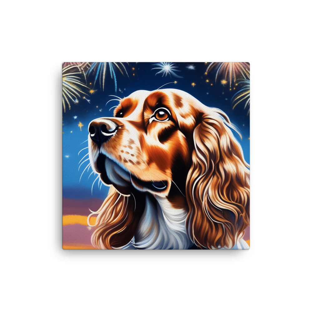 PugMug Custom English Cocker Spaniel Canvas