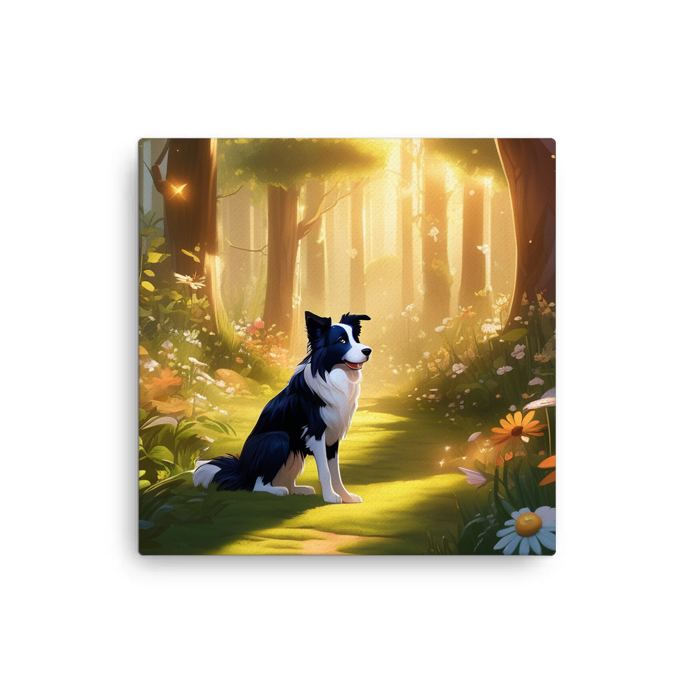 PugMug Custom Border Collie Canvas