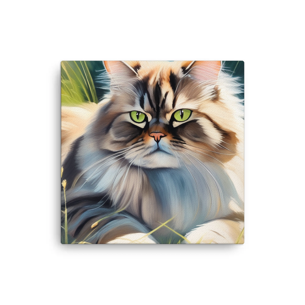 PugMug Custom Tabby Persian Cat Canvas