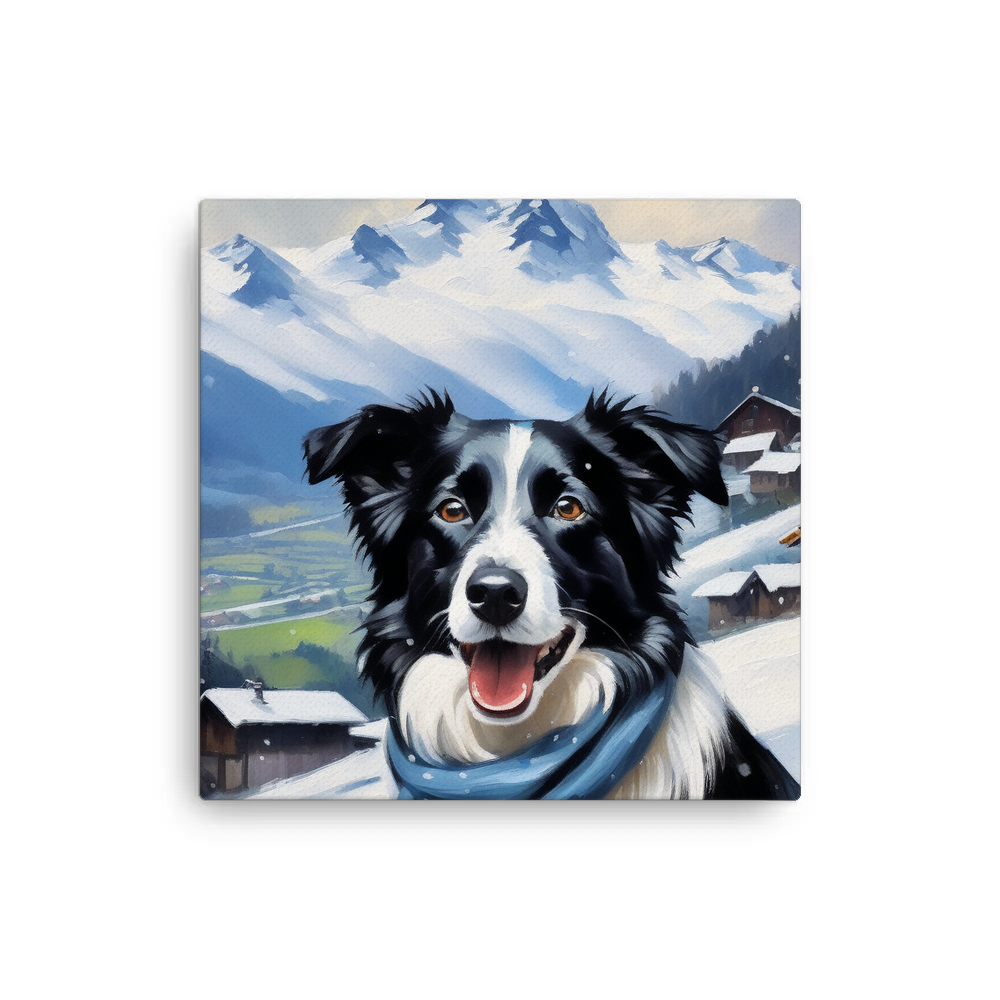 PugMug Custom Border Collie Canvas