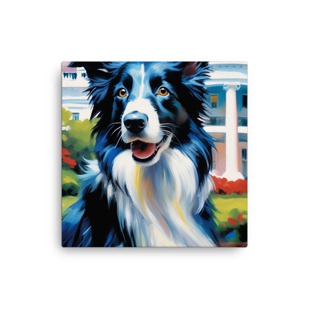 PugMug Custom Border Collie Canvas