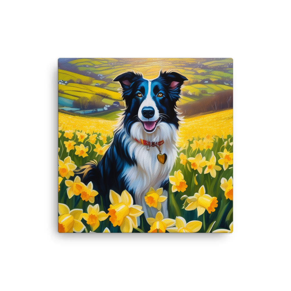 PugMug Custom Border Collie Canvas