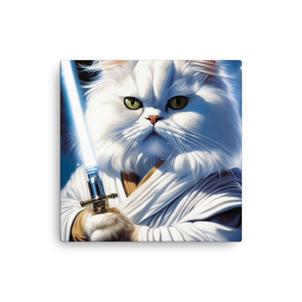 PugMug Custom White Persian Cat Canvas