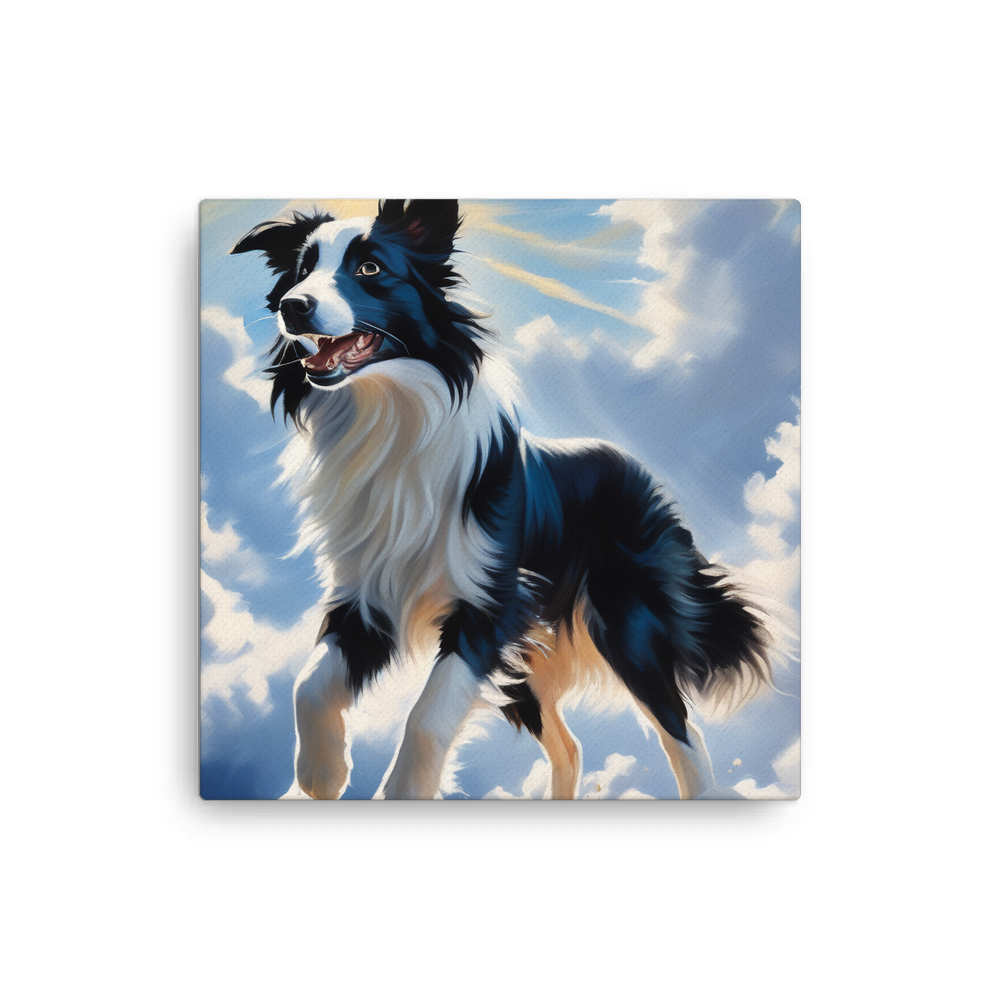 PugMug Custom Border Collie Canvas