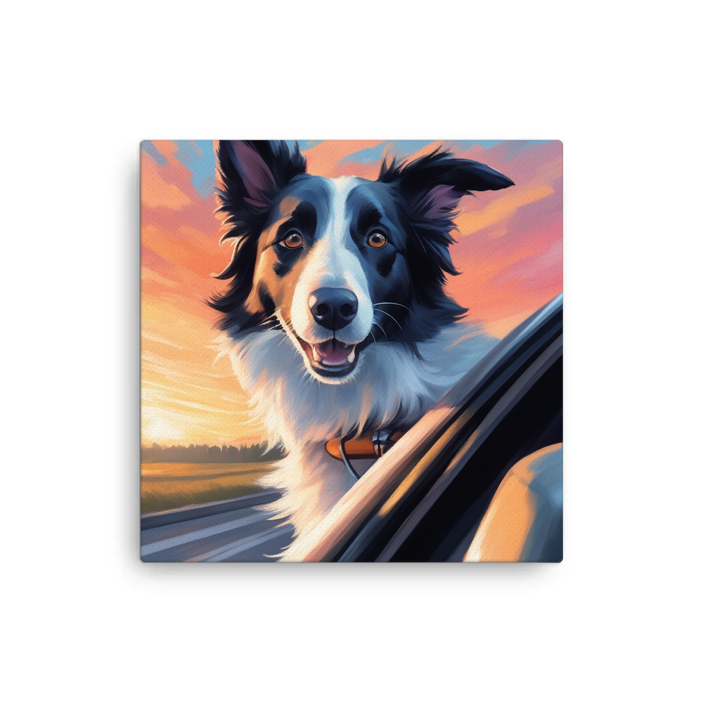 PugMug Custom Border Collie Canvas