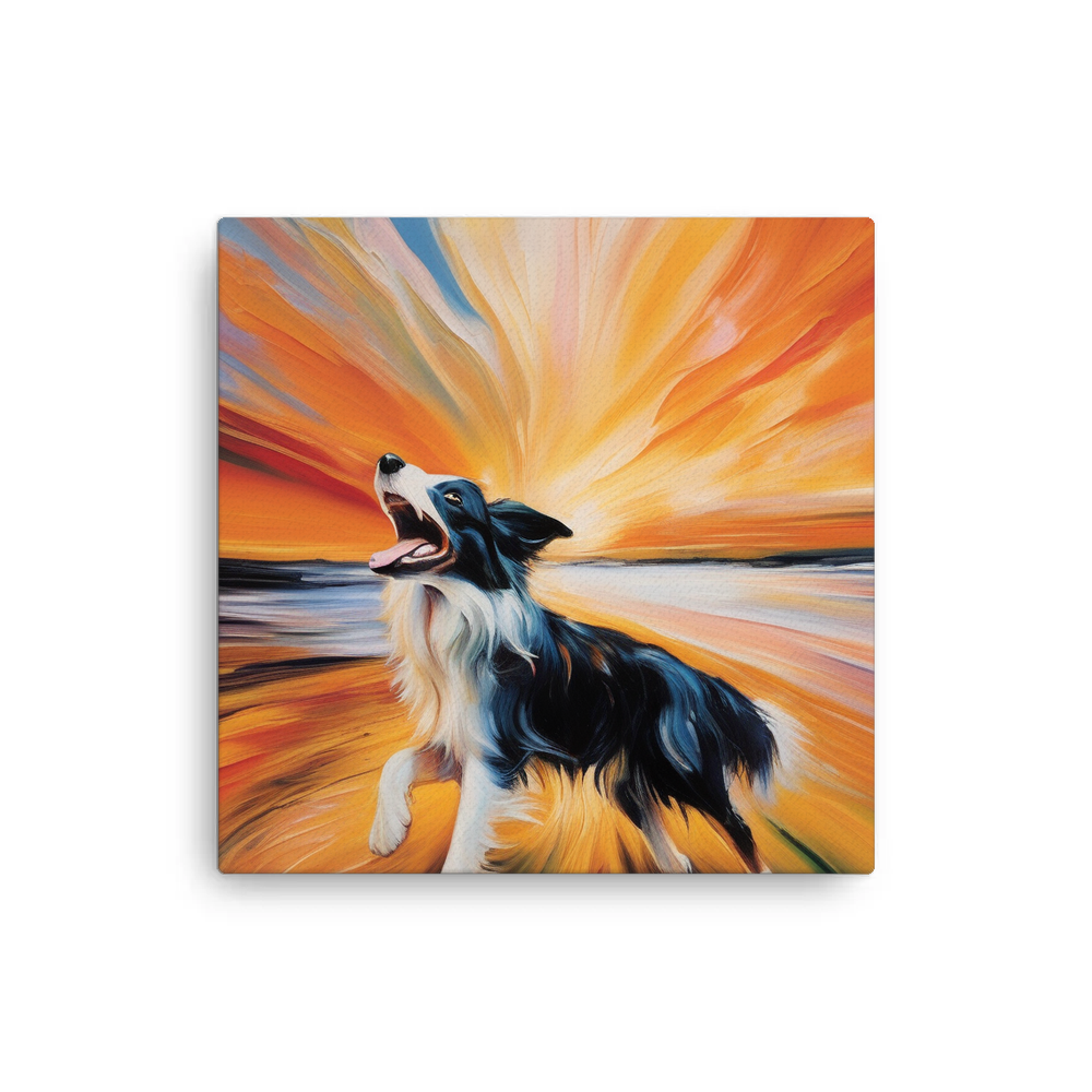 PugMug Custom Border Collie Canvas