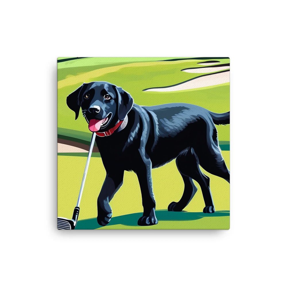 PugMug Custom Black Labrador Retriever Canvas
