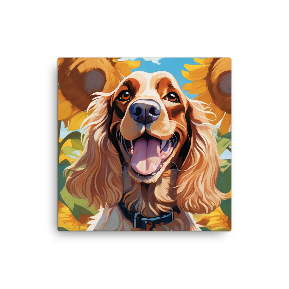 PugMug Custom English Cocker Spaniel Canvas