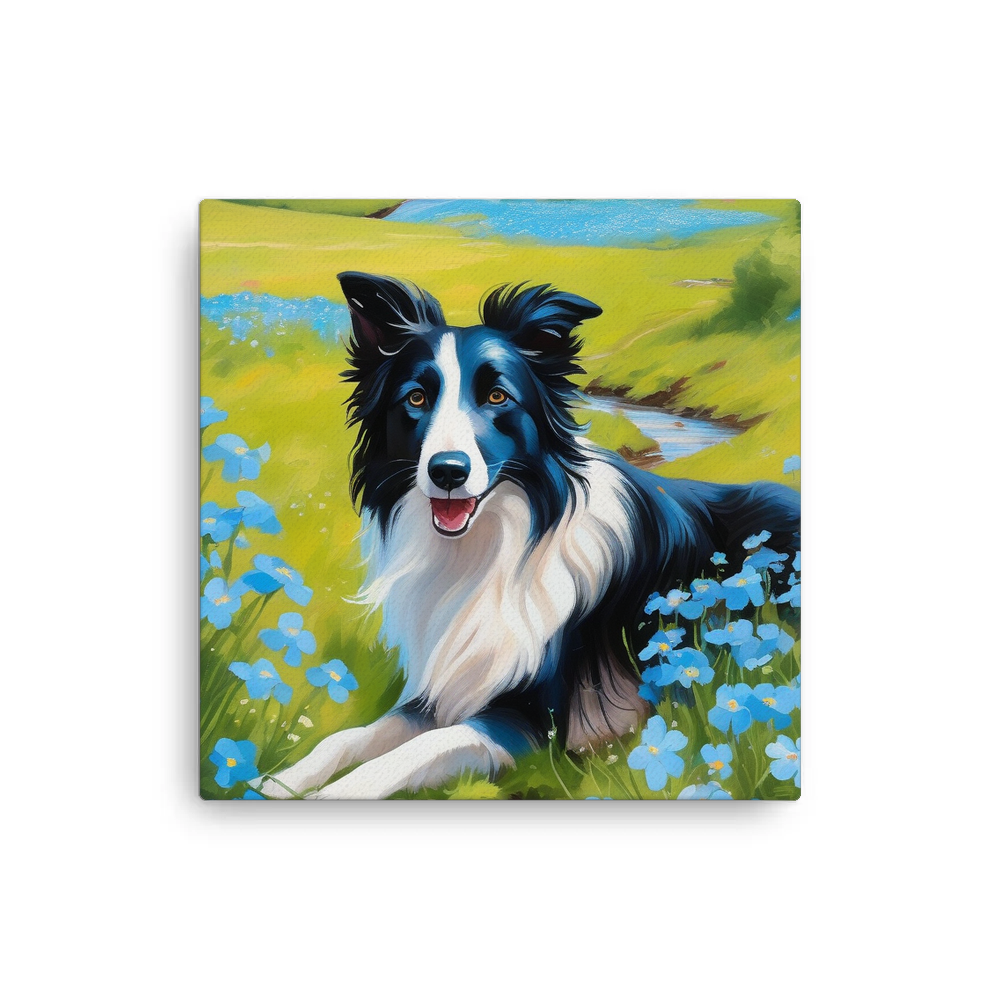 PugMug Custom Border Collie Canvas