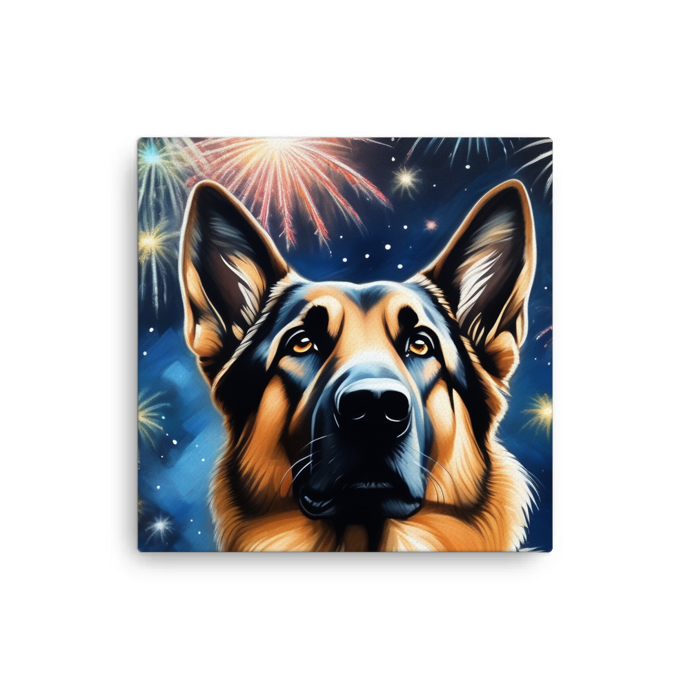 PugMug Custom German Shepherd Dog Canvas