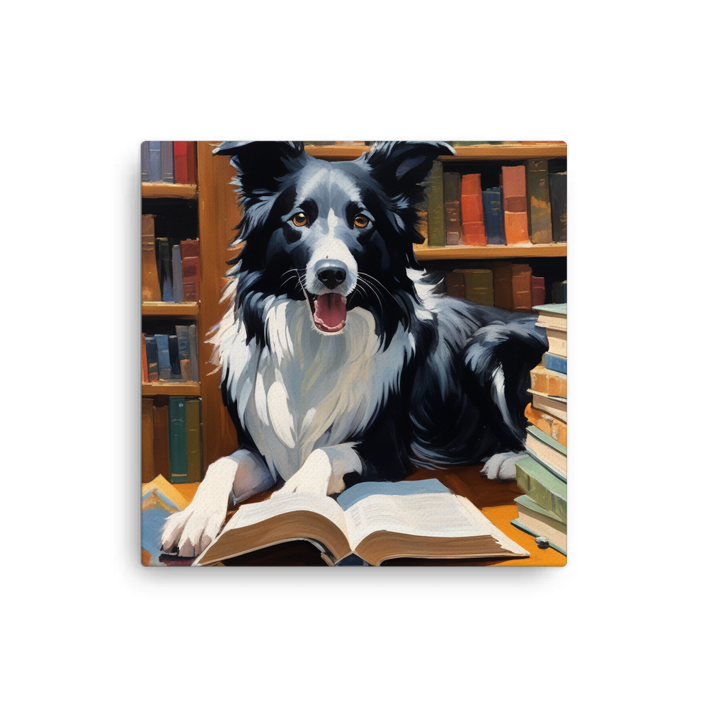 PugMug Custom Border Collie Canvas