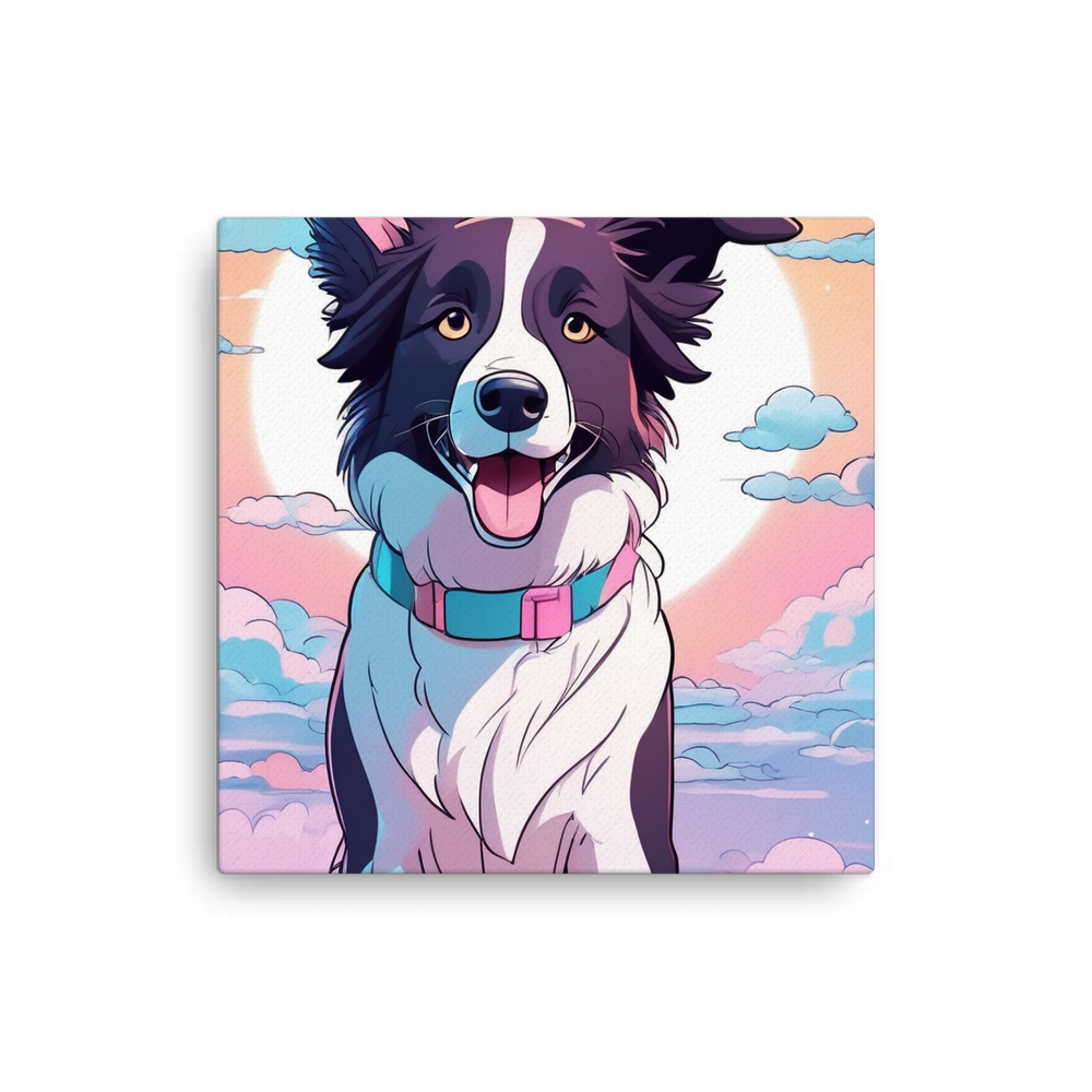 PugMug Custom Border Collie Canvas