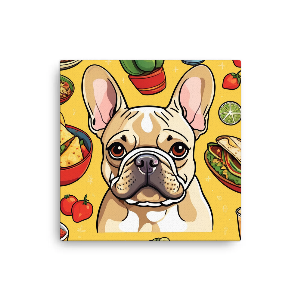 PugMug Custom Tan French Bulldog Canvas