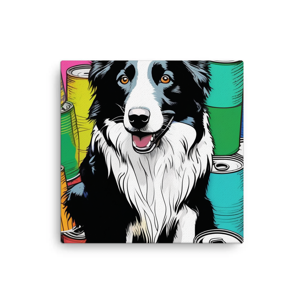 PugMug Custom Border Collie Canvas