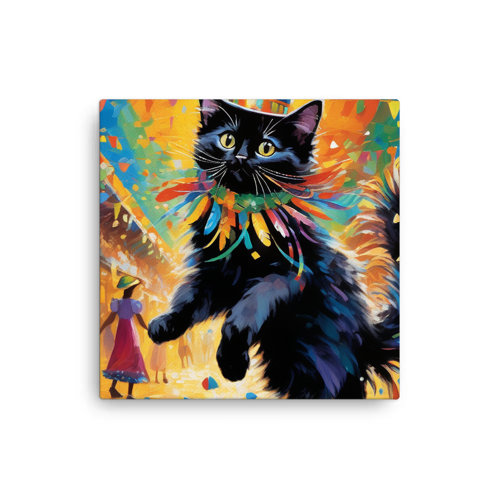 PugMug Custom Black Ragdoll Cat Canvas