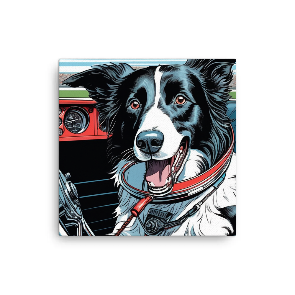 PugMug Custom Border Collie Canvas