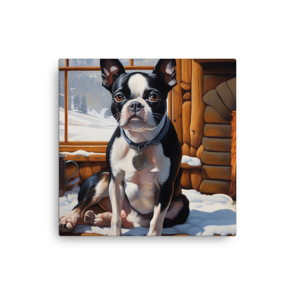 PugMug Custom Boston Terrier Canvas