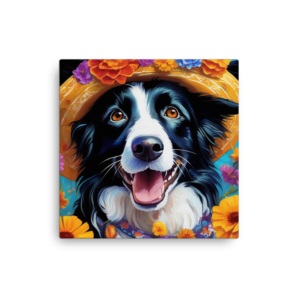 PugMug Custom Border Collie Canvas