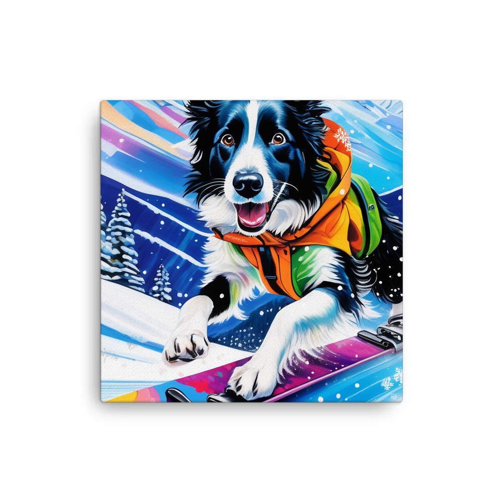PugMug Custom Border Collie Canvas