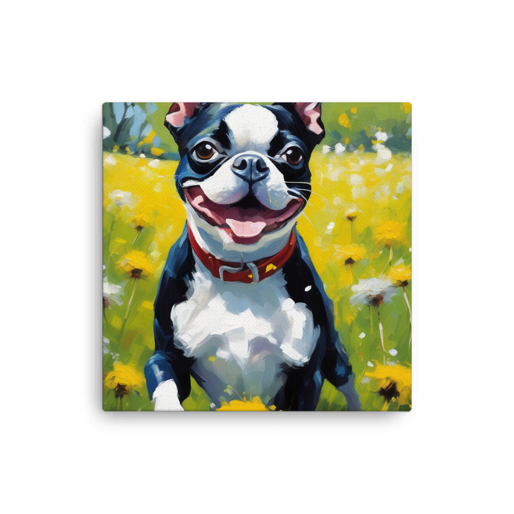 PugMug Custom Boston Terrier Canvas