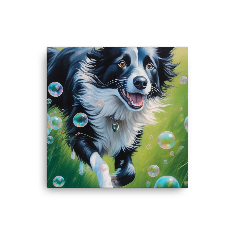 PugMug Custom Border Collie Canvas