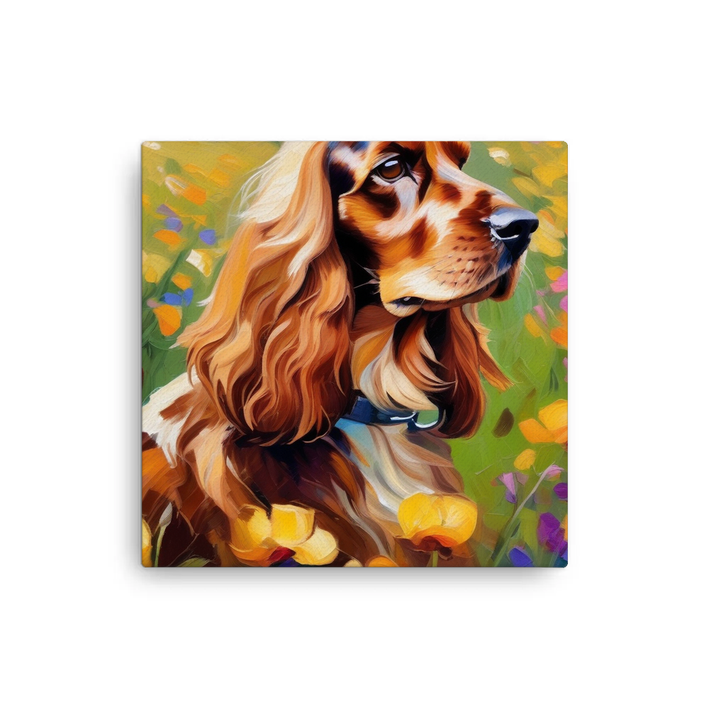 PugMug Custom English Cocker Spaniel Canvas