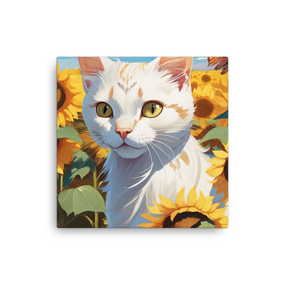 PugMug Custom White Exotic Cat Canvas