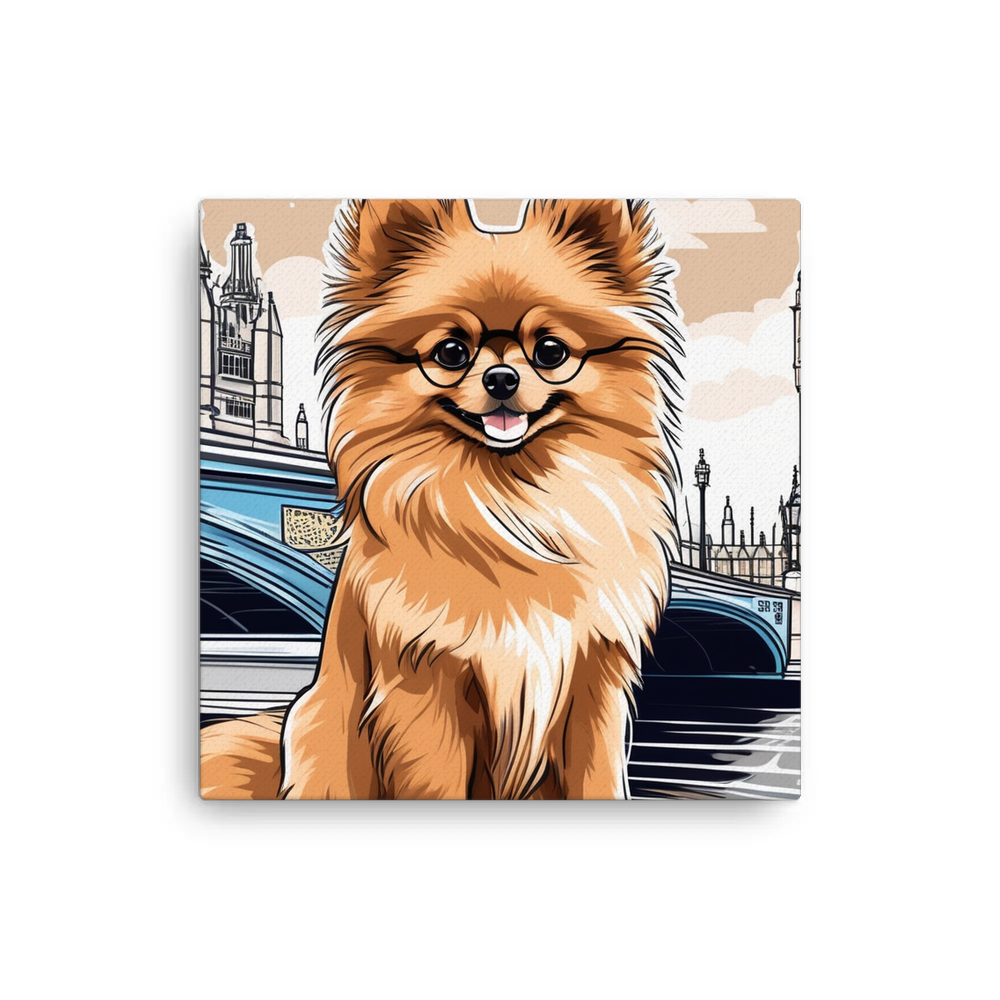 PugMug Custom Tan Pomeranian Canvas