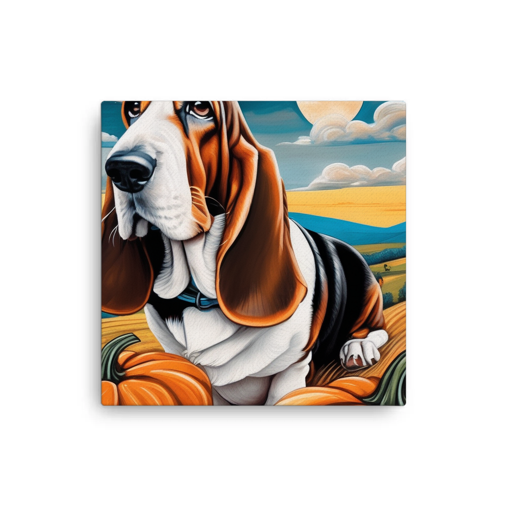 PugMug Custom Basset Hound Canvas