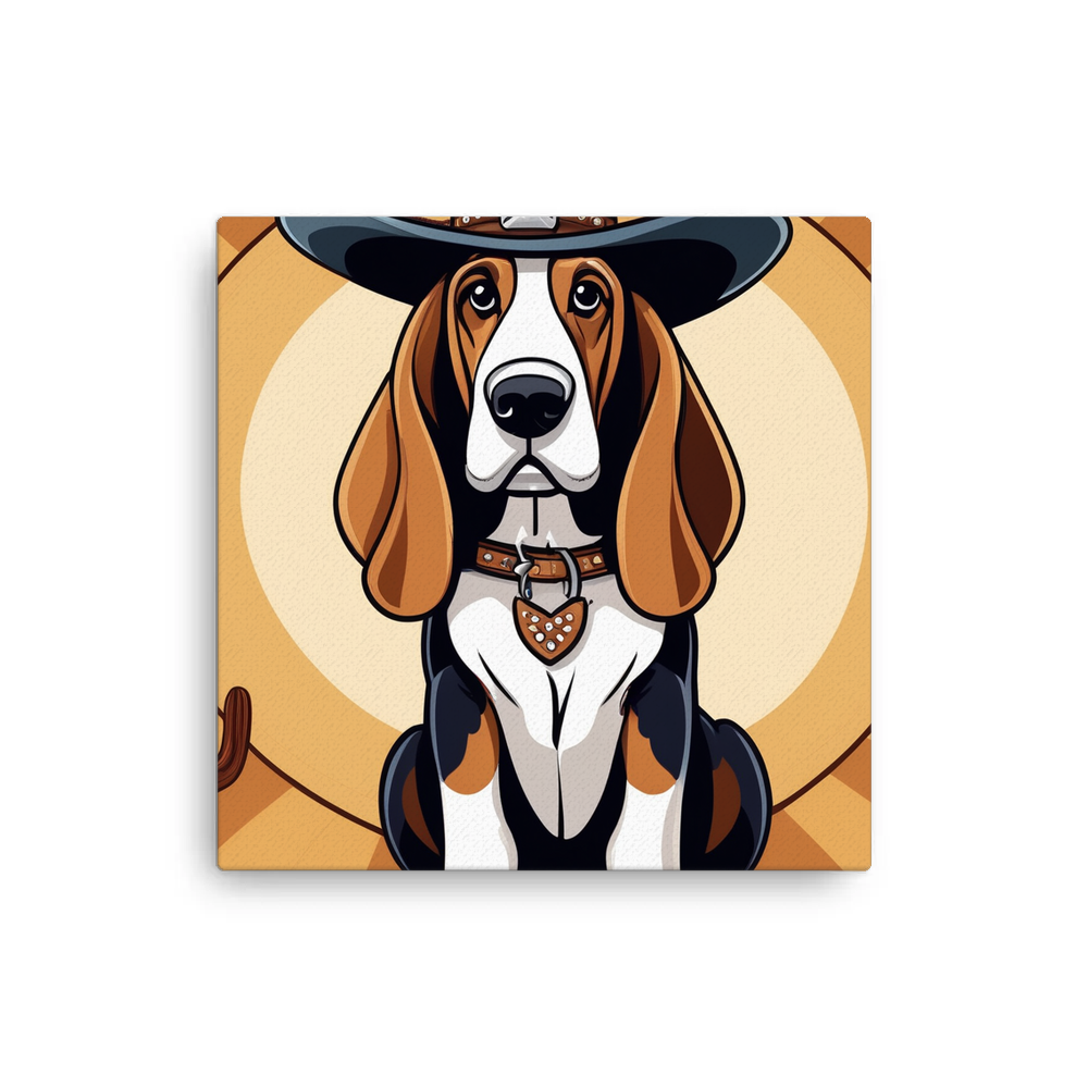 PugMug Custom Basset Hound Canvas