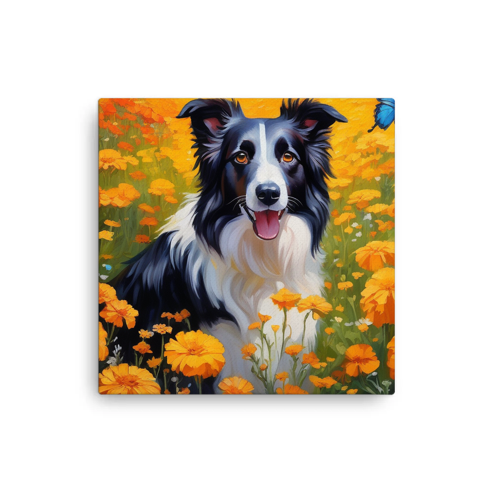 PugMug Custom Border Collie Canvas