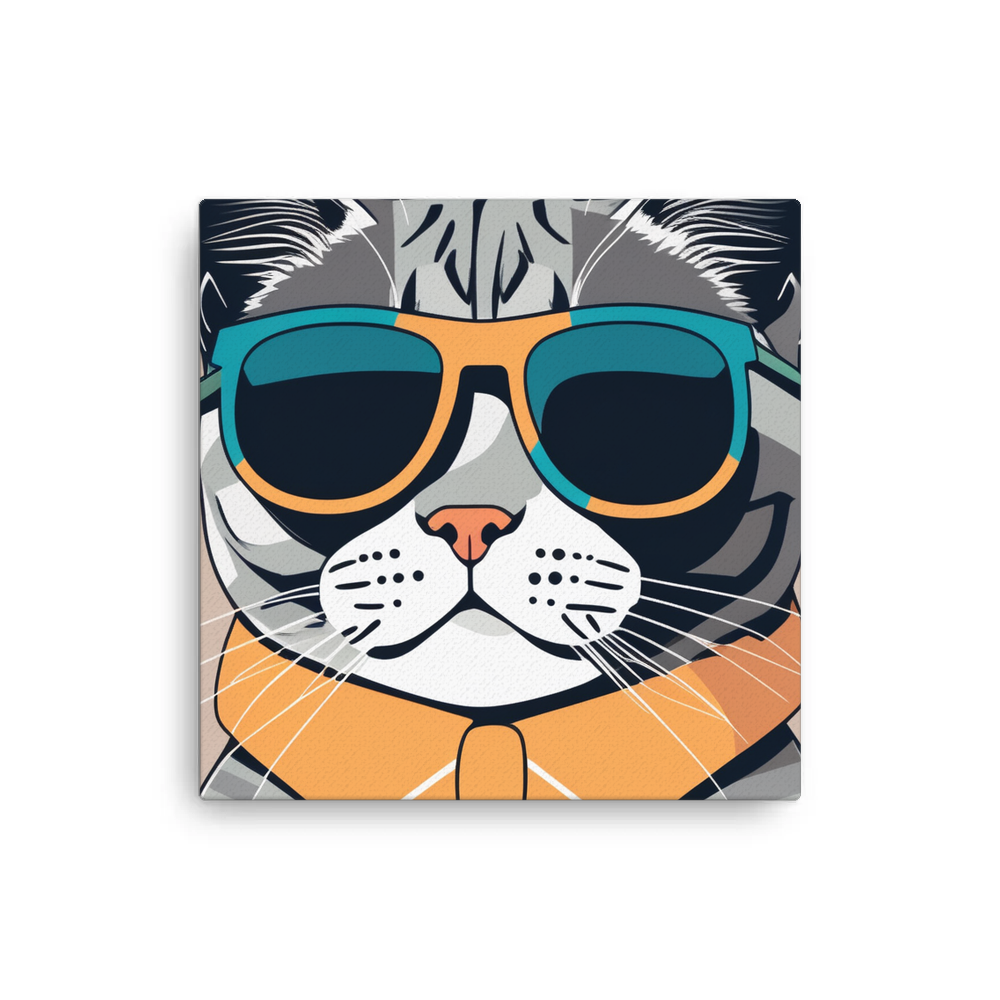 PugMug Custom Tabby British Shorthair Cat Canvas