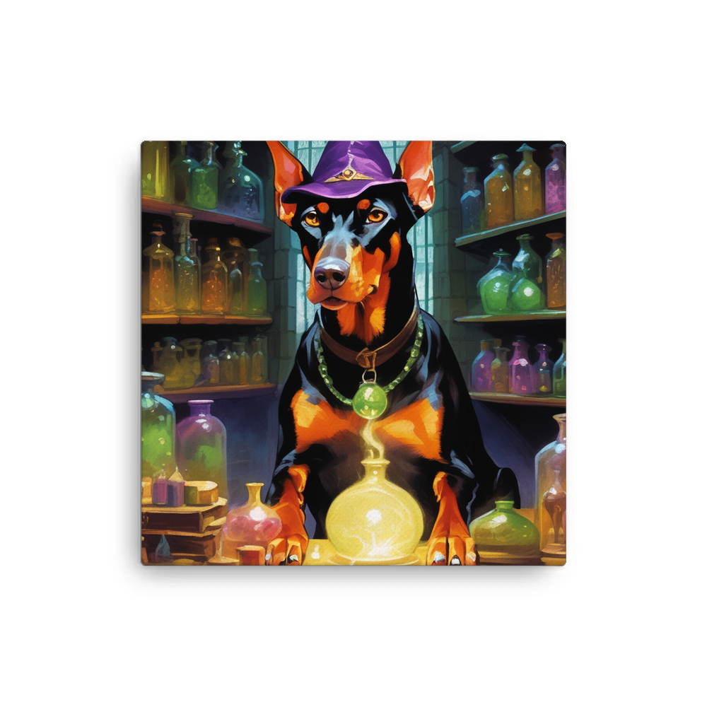 PugMug Custom Doberman Pinscher Canvas